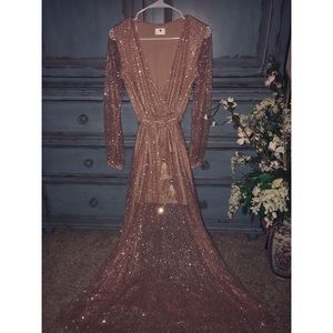 Sparkling champagne gown Australian size 6